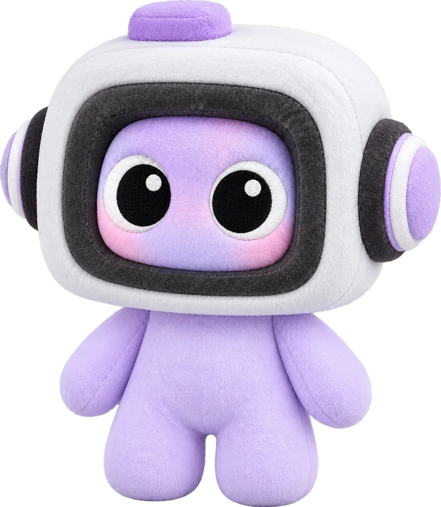 Ai-kyo as a soft plush toy